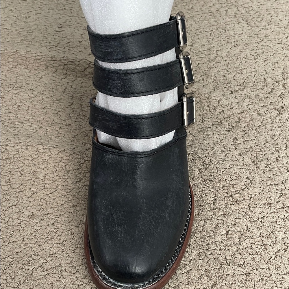 Freebird by Steven Black Triple Buckle Heeled Boots